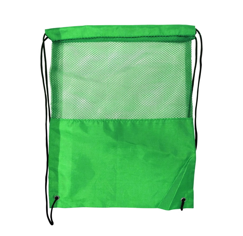 [P240711] mochila, tafeta, verde, 43*34 centimetros, con malla