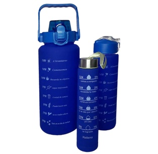 pachon, plástico, azul reflex, 300 ml , motivacional