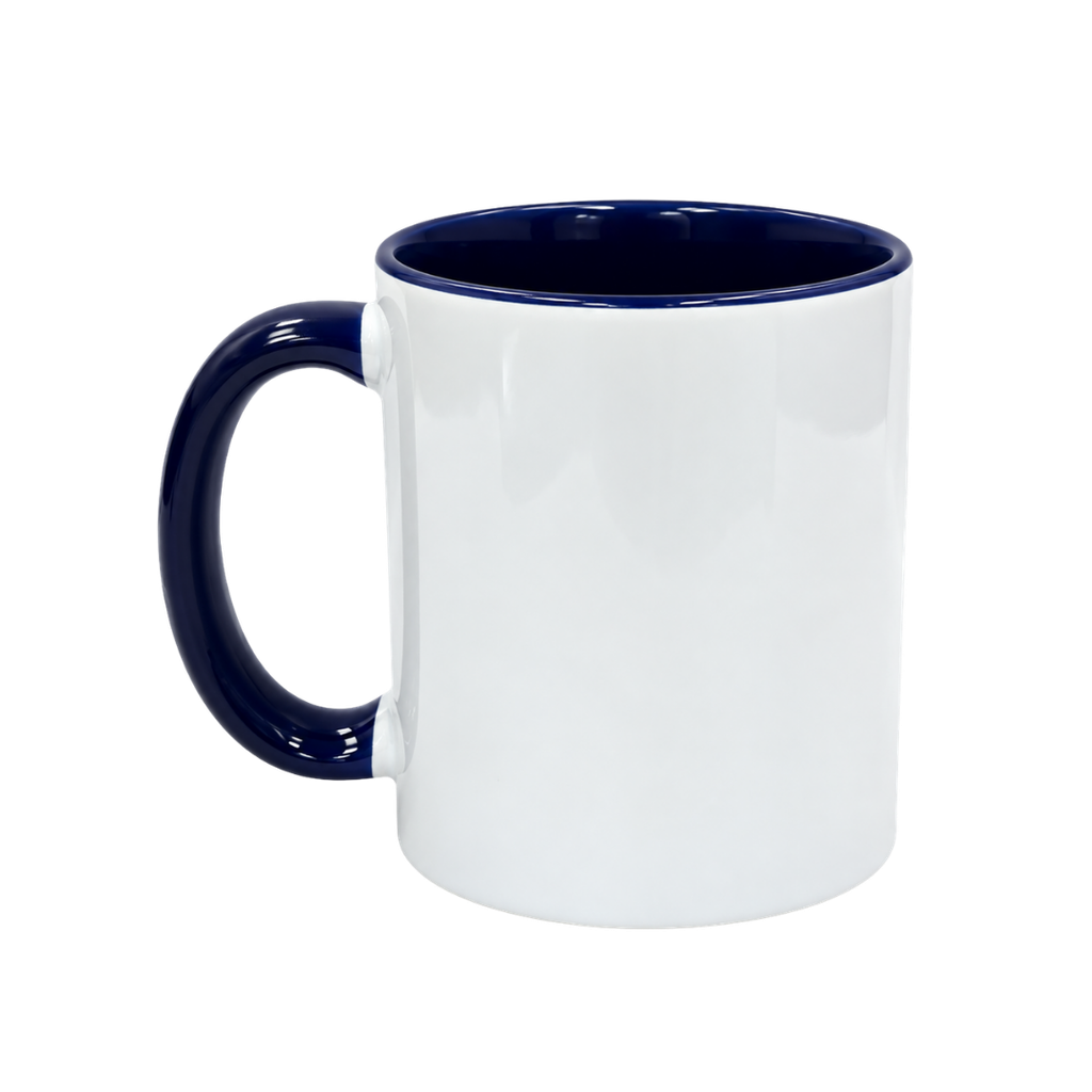 [P294596] taza, cerámica, azul reflex, 8.2* h9.5 cm 11 oz , para sublimar color en interior y oreja