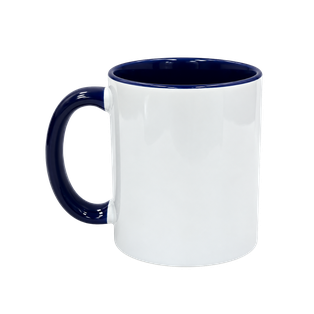 taza, cerámica, azul reflex, 8.2* h9.5 cm 11 oz , para sublimar color en interior y oreja