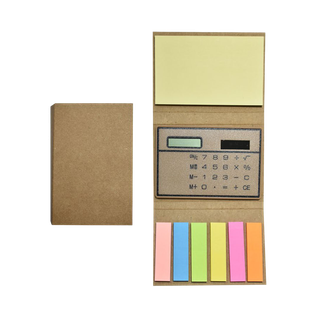 libretas, papel, color natural, 9*19 centimetros, ecologica con calculadora