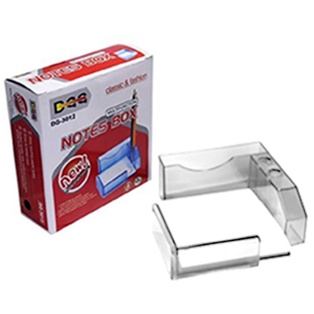 organizador de escritorio, plástico, transparente,  nd, para notas