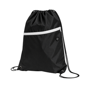 bolsa runner, poliéster, negro, 34*42 centimetros, impermeable