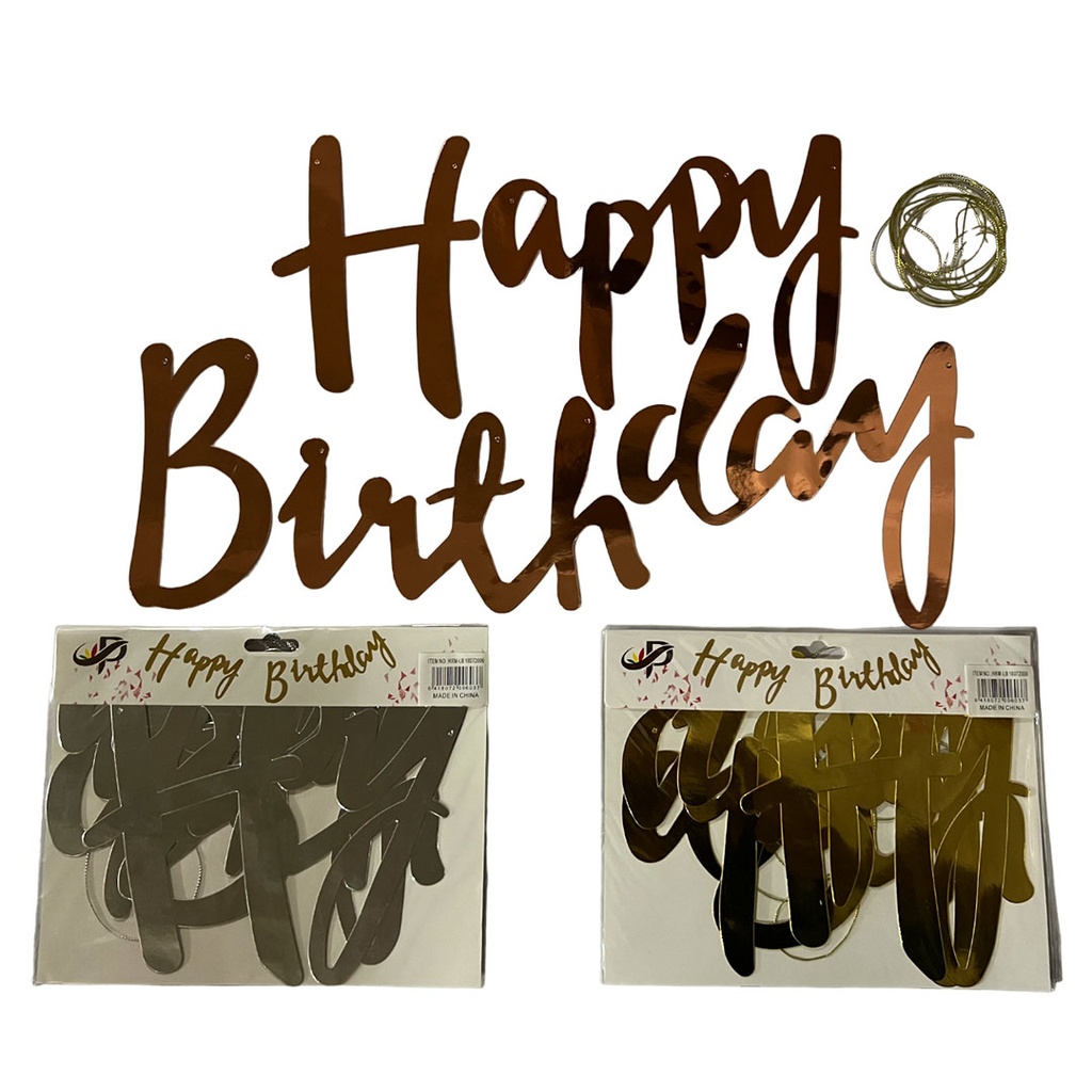 [F420729] banner, papel, surtido, 20*26 centimetros, feliz cumpleaños,