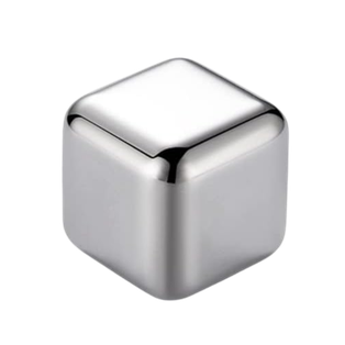 Cubo para enfriar bebidas, acero inoxidable, plateado, 2.7 centimetros,