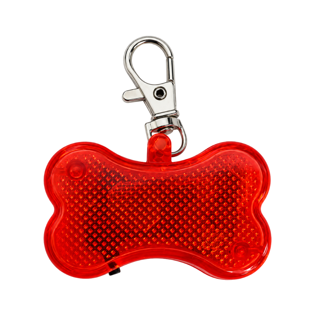 [MS120045] luz led, , rojo, 4.7*3 centimetros, para collar forma de huesito