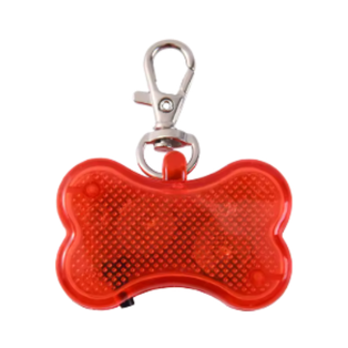 luz led, , rojo, 4.7*3 centimetros, para collar forma de huesito