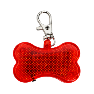 luz led, , rojo, 4.7*3 centimetros, para collar forma de huesito