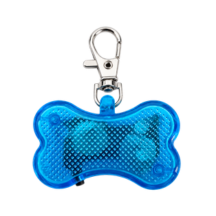 luz led, , azul, 4.7*3 centimetros, para collar forma de huesito