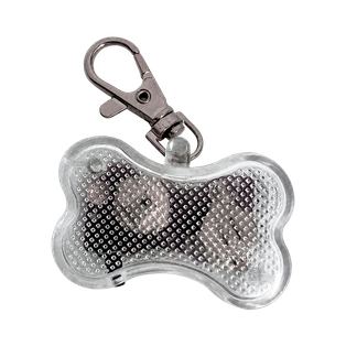 luz led, , transparente, 4.7*3 centimetros, para collar forma de huesito