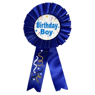 liston azul de cumpleaños 7.5*5cm