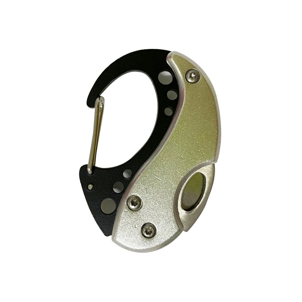 [P220302] llaveros, acero inoxidable, nd, 3.8*5.6cm centimetros, tipo arnes con navaja