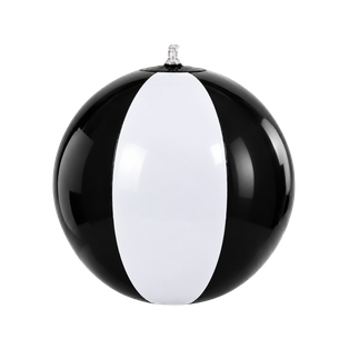 pelotas, pvc, negro, 18 pulgadas, con blanco, inflable