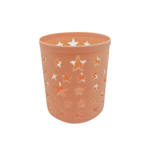 bote organizador, plástico, surtido, 10*11 centimetros, calado de estrellas