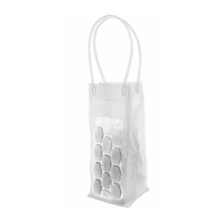 bolsa de pvc con gel, transparente, 25*10*10cm para botella