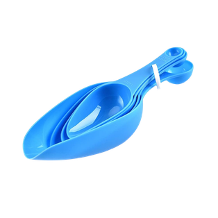 cuchara medidora, plástico, celeste, , , ,