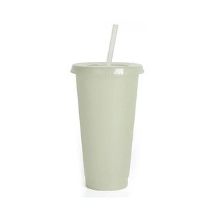 vaso, plástico, verde, 600 ml , brilla en la oscuridad
