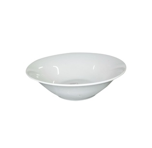 tazon, cerámica, blanco, 8 pulgadas,