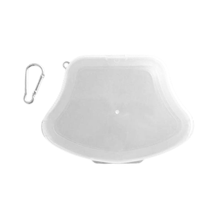 estuche, plástico, transparente, 17.5*12.5 centimetros, porta mascarillas kn95