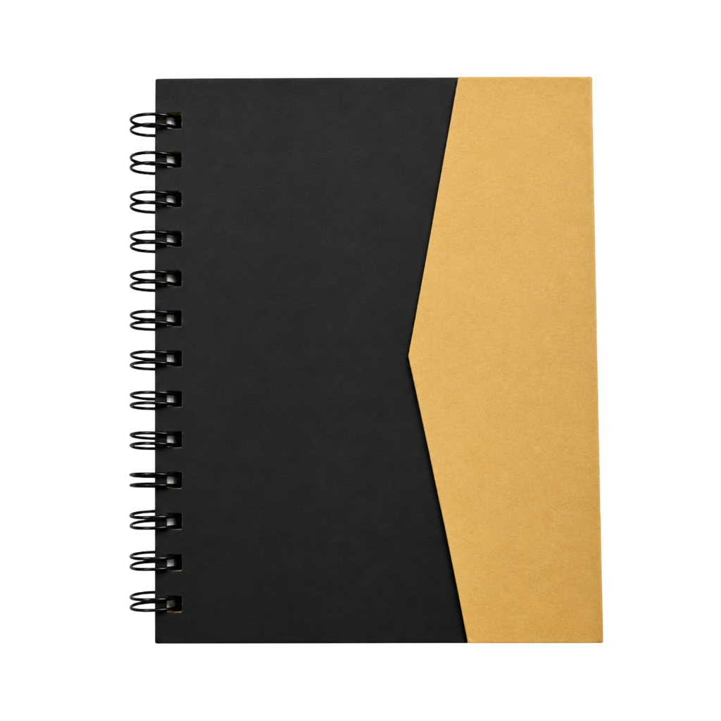 [P280724] libretas, ecologica de carton, negro, 16*12.5 centimetros, tapa con iman 70 paginas.