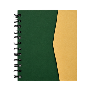 libretas, ecologica de carton, verde, 16*12.5 cm ecologica , note 70 paginas e iman en la tapa