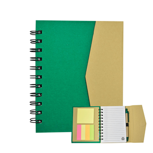 libretas, ecologica de carton, verde, 16*12.5 cm ecologica , note 70 paginas e iman en la tapa