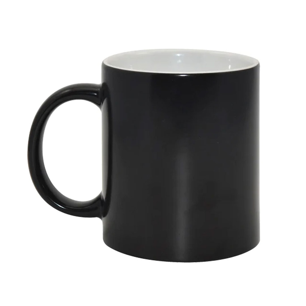[P294092] tazas, cerámica, negro, fondo blanco , para sublimar