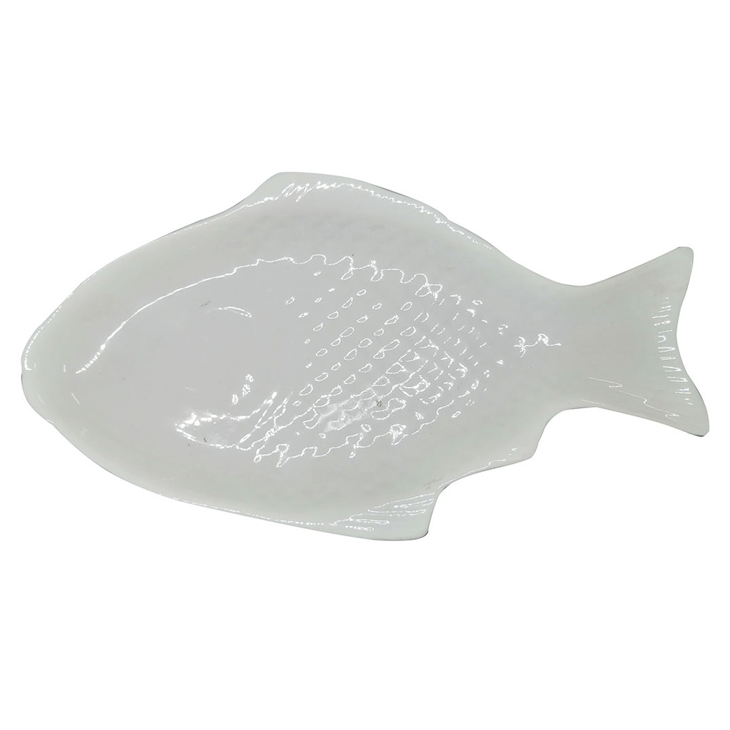 [H521438] plato, cerámica, blanco, 10.75 pulgadas,