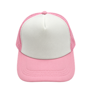 gorras para sublimar, cuerpo de malla, rosado, cierre plastico , ,