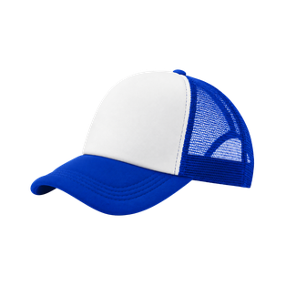 gorra, , azul reflex, para sublimar , malla cierre plastico