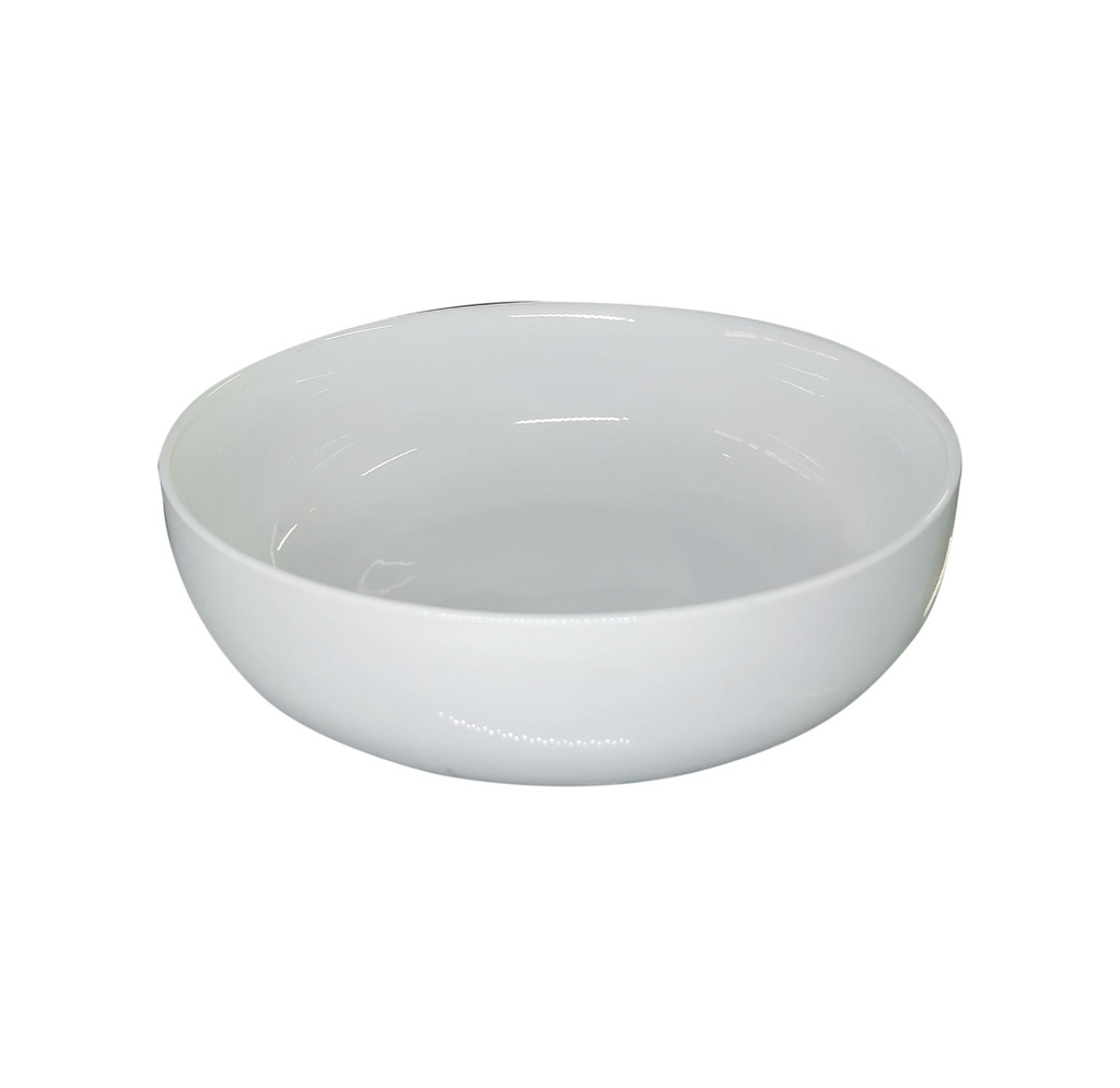 [H522167] tazon, cerámica, blanco, 8 pulgadas, redondo