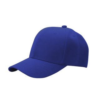 gorra, , azul, de gabardina , lisa con cierre velco