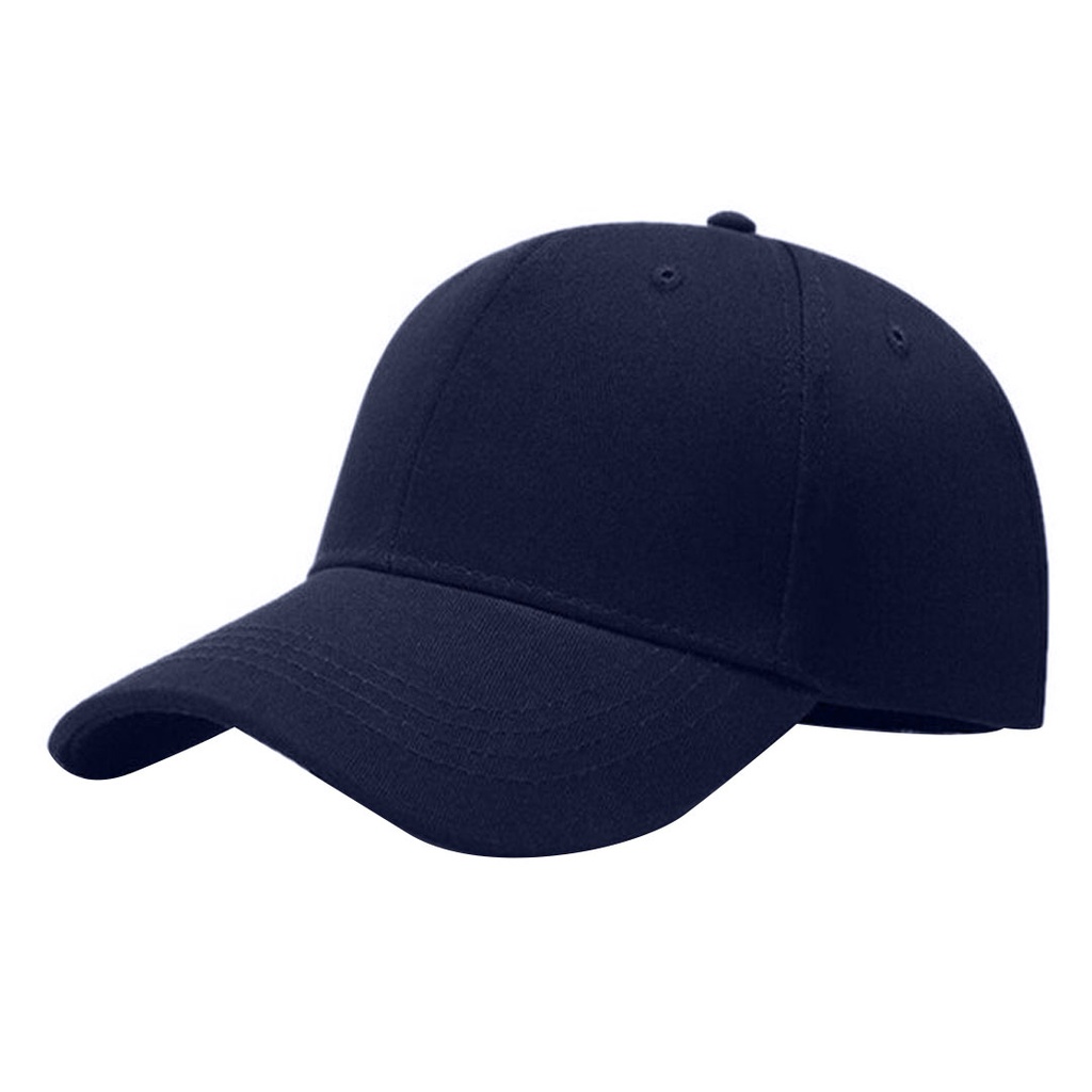 [P294074] gorra, gabardina, azul marino, lisa , con cierre velcro