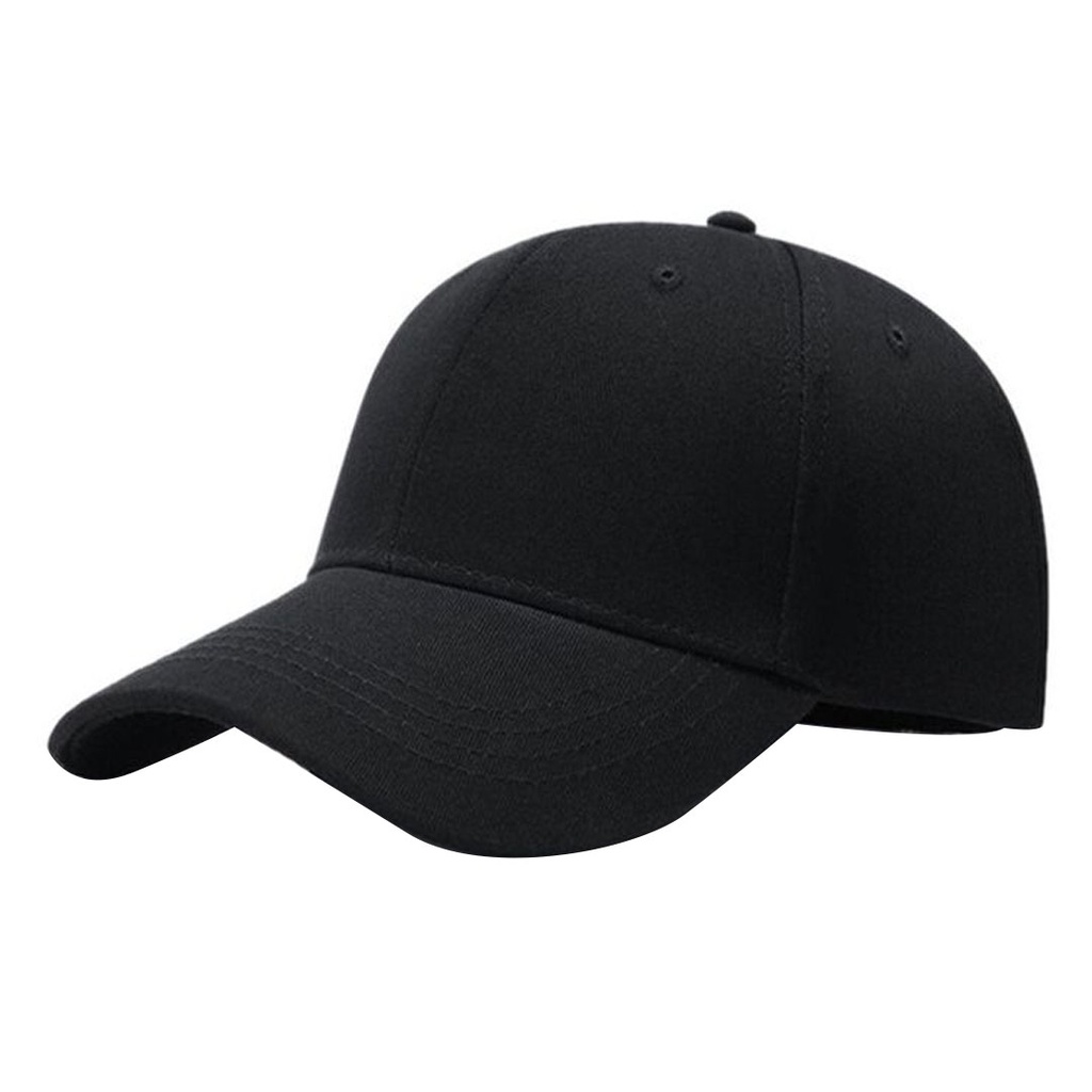 [P294075] gorra, gabardina, negro, lisa , con cierre velcro