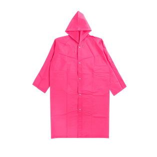 capas, pvc, rosado, 110 centimetros,