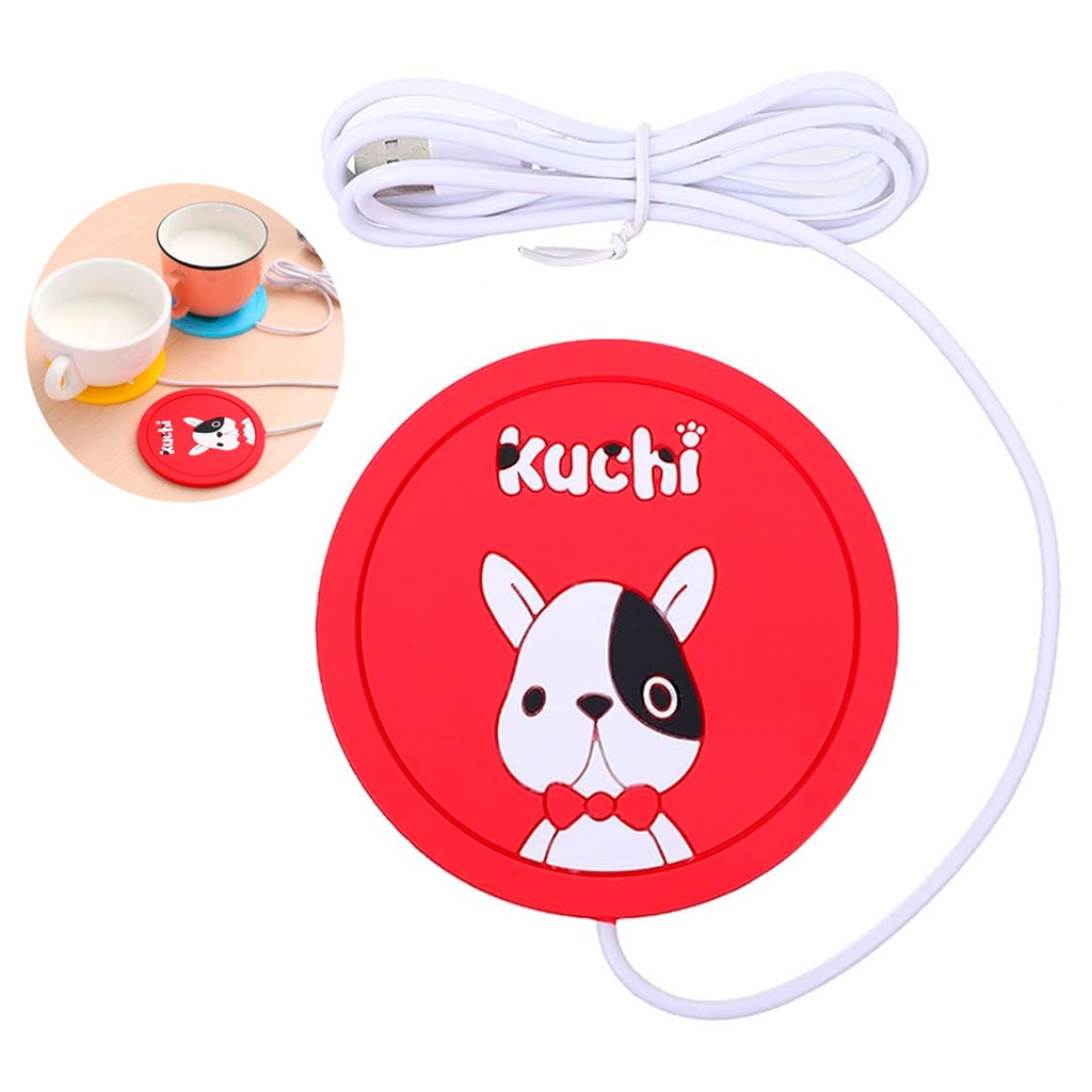 [TG104063] calentador usb, silicón, surtido, 9 centimetros, para tazas