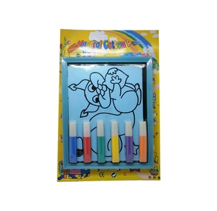 set pintar cuadro y marcadores en bolsa