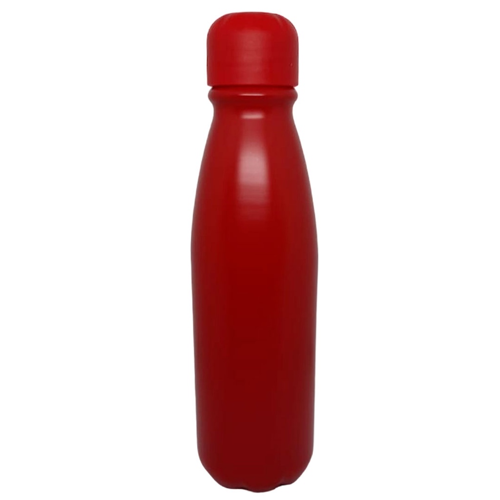 [P251216] botella, aluminio, rojo mate, 500 ml , oceano