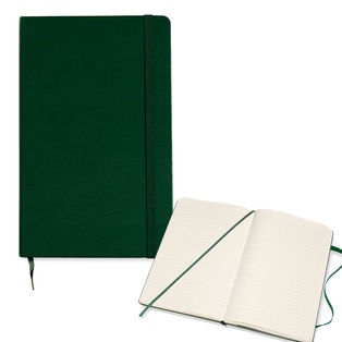 LIBRETA, PU, VERDE CLARO, 13.5*20.5 cm, Frem hojas con líneas