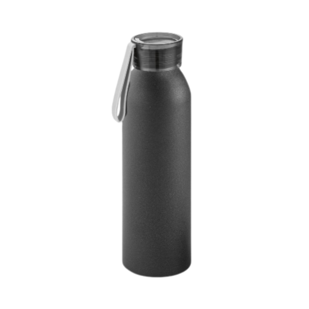 [P251172] pachon, aluminio, negro mate, 600 ml con , tapa negra