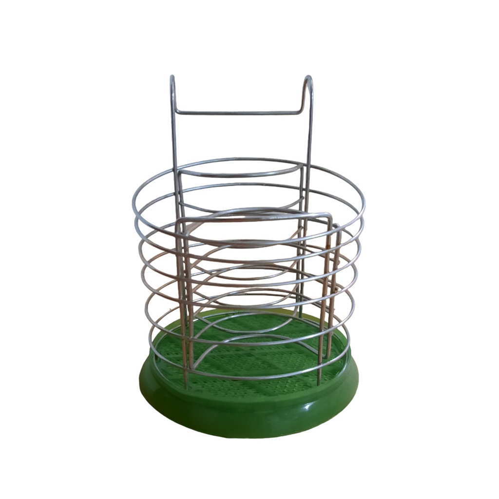 [H531304] rack, acero inoxidable, plateado, 21*14.5 centimetros, para utensilios
