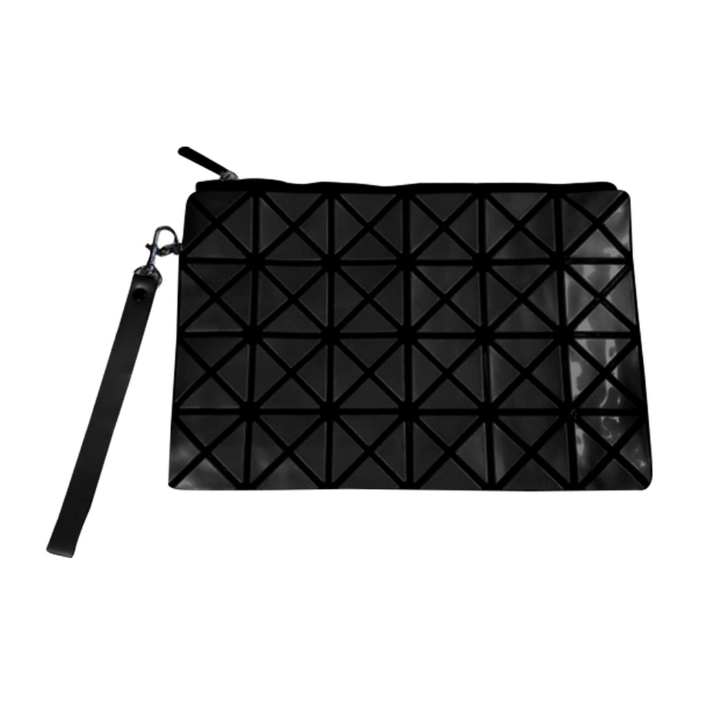[B665662] bolsa cuadriculada color negro 24*16cm