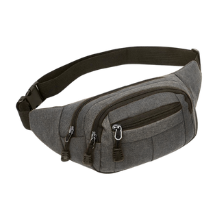 cangurera, oxford, , 28*10*14 centimetros, gris claro