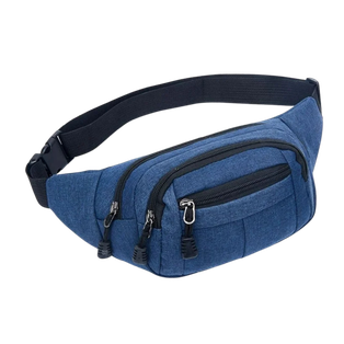 cangurera, oxford, azul, 28*10*14 centimetros, street