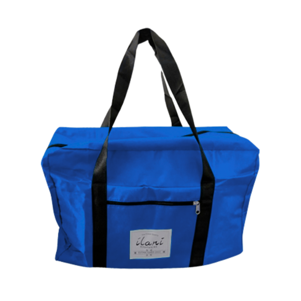 [P266011] bolsa, oxford, azul, 40*35*19 centimetros, tipo maleta con agarradores de refuerzo