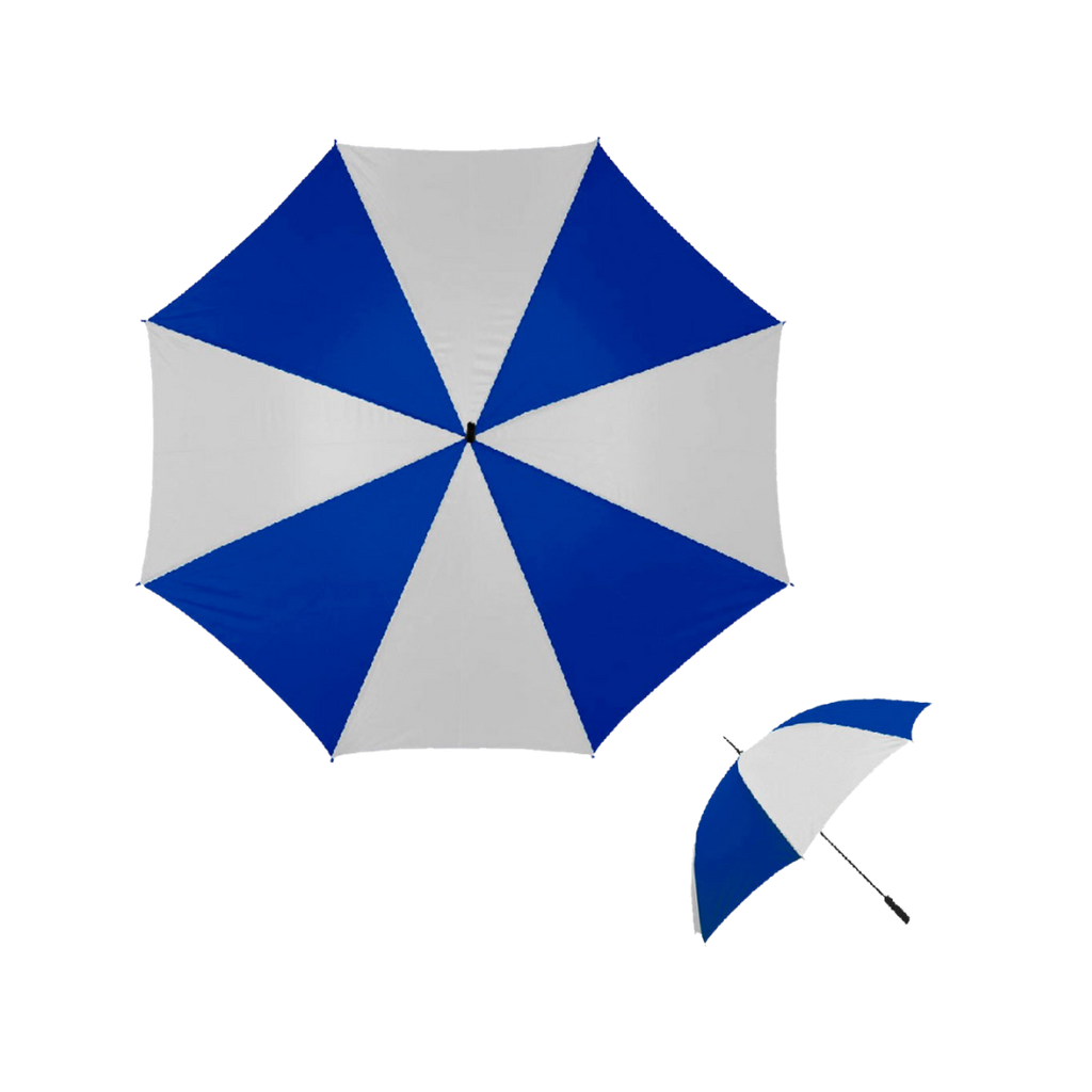 [P250706] sombrillas, poliester, azul marino, 122*140 centimetros, combinada con blanco, small