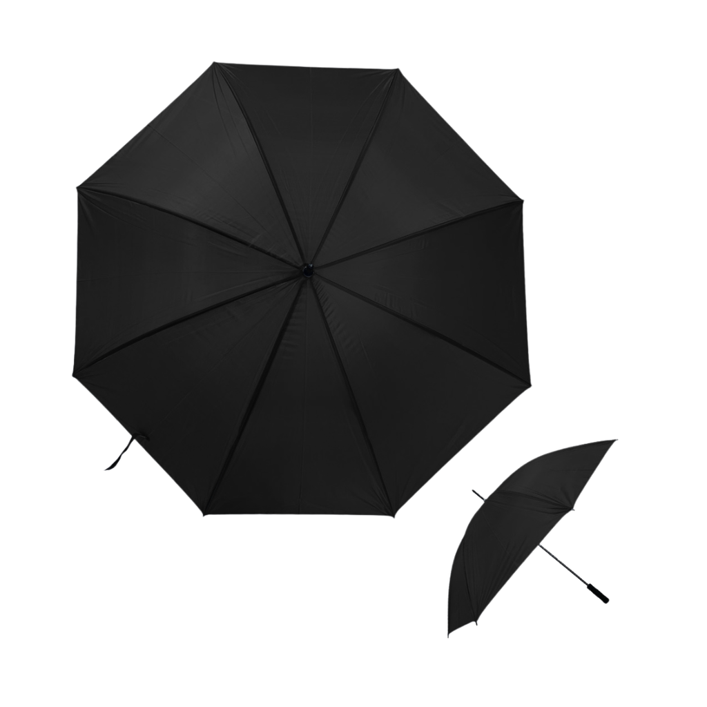 [P250711] sombrillas, poliester, negro, 122*140 centimetros, liso, small
