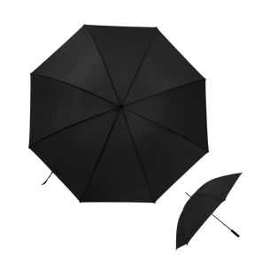 sombrillas, poliester, negro, 122*140 centimetros, liso, small