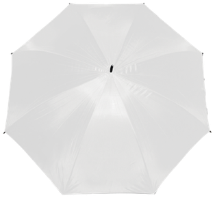 sombrillas, poliester, blanco, 129*152 centimetros, liso