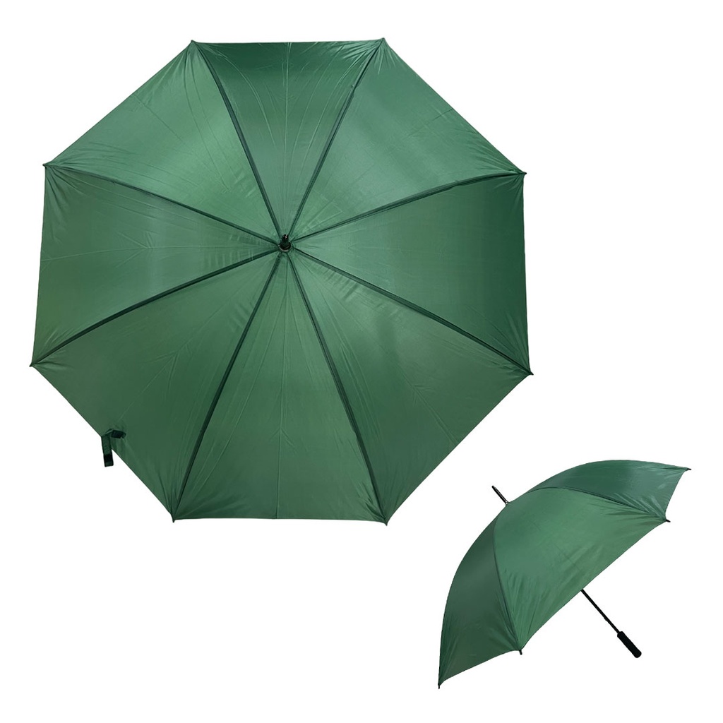 [P250622] sombrillas, poliester, verde oscuro, 129*152 centimetros, liso